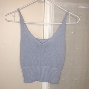 Brandy Melville knit crop top